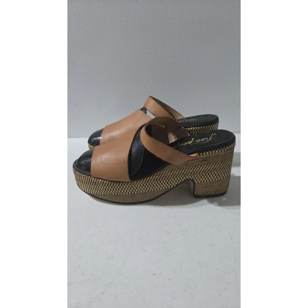 Free People Demi Clogs Brown Size 40 NEW